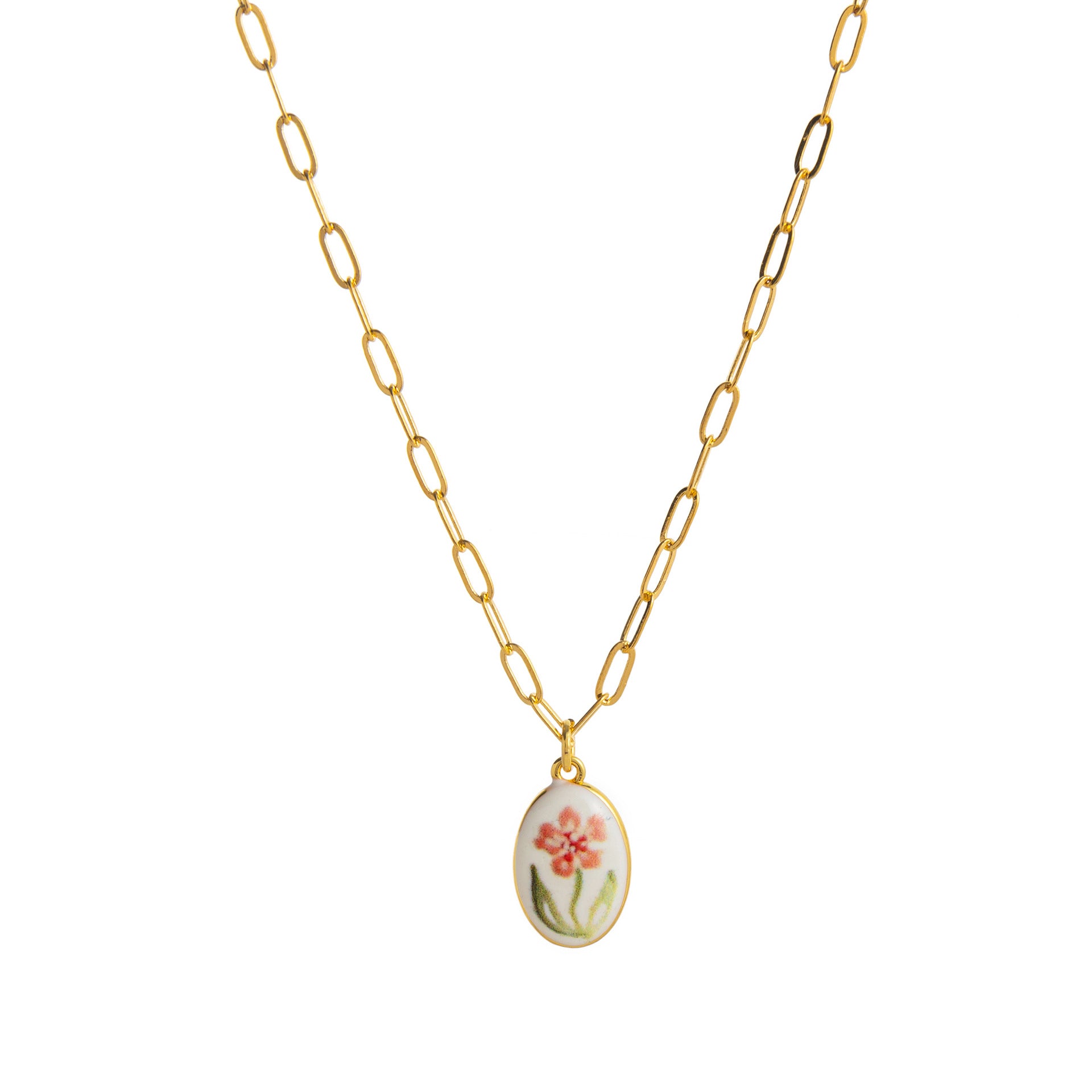 Wholesale Fresh Plant Series Necklace Titanium Steel Diy Lemon Strawberry Bow Pendant Necklace Clavicle Chain